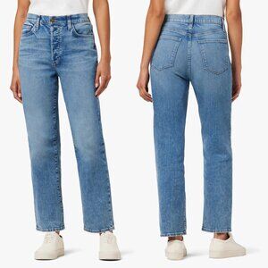 NWT New $228 Joe's Honor High Rise Straight Ankle Jeans In Bright Future Size 24